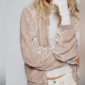 Free People velvet jacket